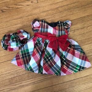 Baby Christmas dress. Worn once!